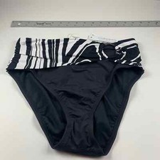 Bleu Rod Beattie Women's High Waisted Side Ring Bikini Swim Bottom Size 4 NWT