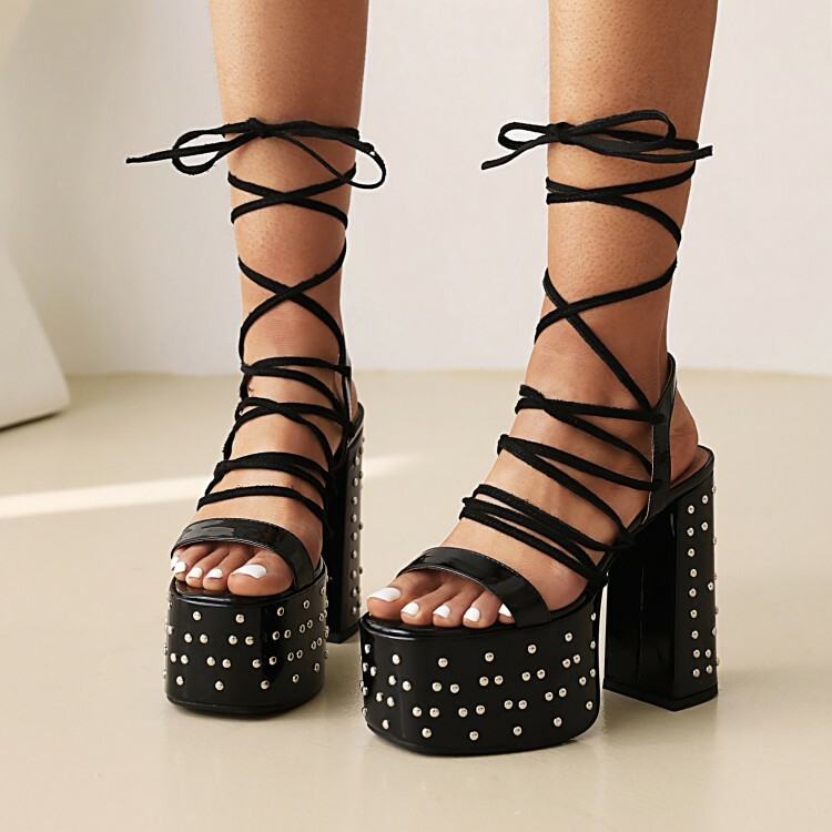 Venta de Zapatos Plataforma Tachas | 98 articulos usados