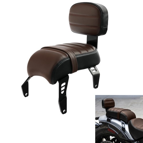 Rear Passenger Seat & Backrest Fit For Indian Scount Bobber ABS 2018-2021 2019 - Picture 8 of 9