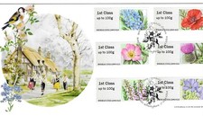 GB – 2014 FDC by Bradbury British Flora, Symbiotic Flowers Post & Go - pre-owned