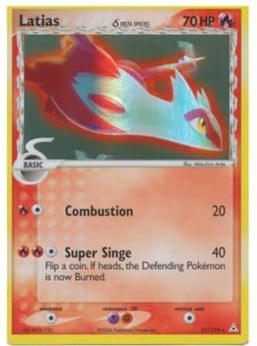 Latias - 21/110 - Holon Phantoms Holo Rare Theme Deck Exclusive Pokemon MP