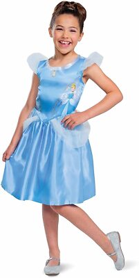 Disney Offizielles Cinderella Kostüm Kinder Mädchen Prinzessin Faschingskostüm