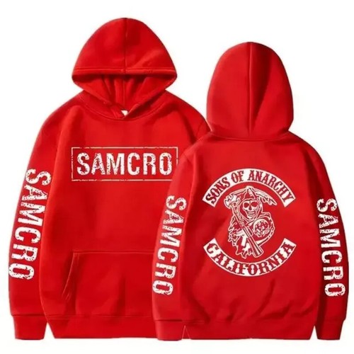 Tv Sons of Anarchy Sudadera con Capucha Sudaderas Para Hombres Cremallera Samcro Jax Abrigo Cálido Chaqueta - Imagen 18 de 22
