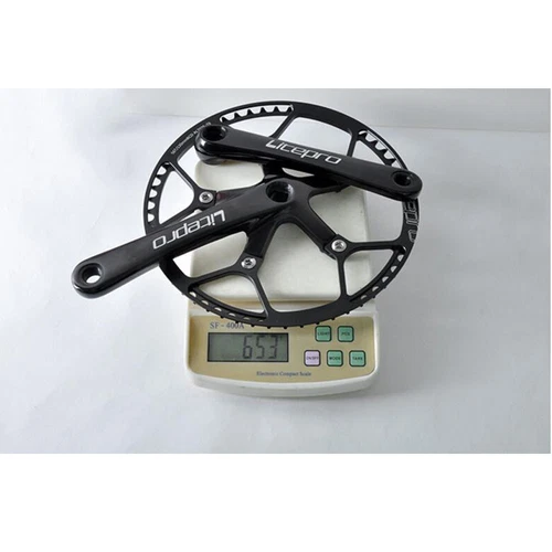 Litepro Bike Crank Set 7075-T6 Aluminum 130BCD Round Chainring 170mm Crankset - Picture 7 of 14