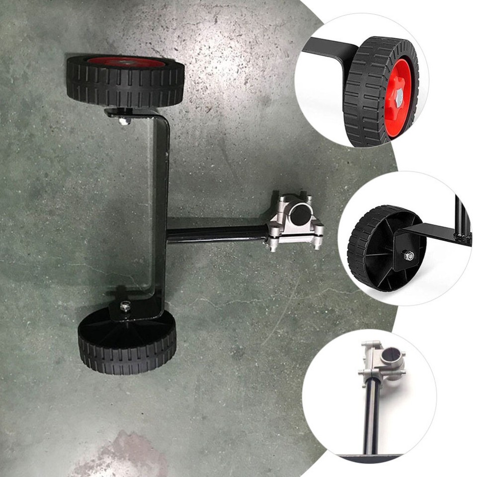 Lawn Mower Wheel Cart Caster Push Mower Wheel 28mm Barbecue Rack Caster