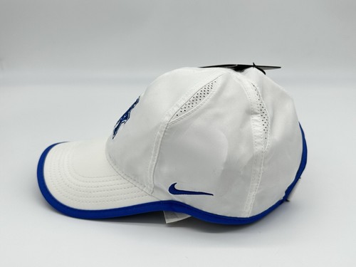Nike Featherlight Kentucky Wildcats Hat White Blue Adjustable Strap Back - Picture 3 of 8