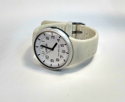 lorus white watch