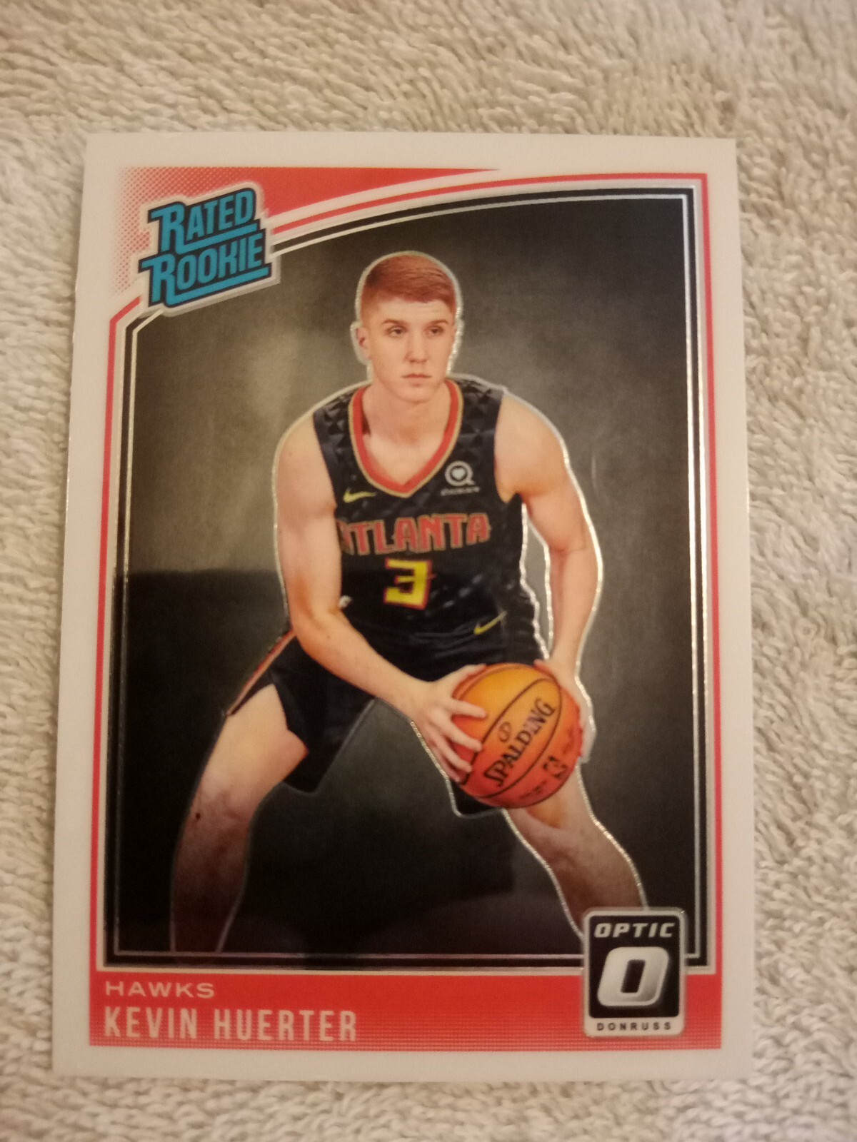 2018-19 KEVIN HUERTER PANINI DONRUSS OPTIC #184 ROOKIE RC CARD ATLANTA HAWKS PWE