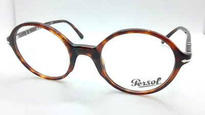 Persol PO3249-V 24 Havana Optical Eyeglasses Frame RX 47-22-145 Made in Italy