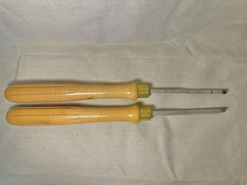 Set of 2 Delta 46-803 & 46-804 Square Chisels (G)