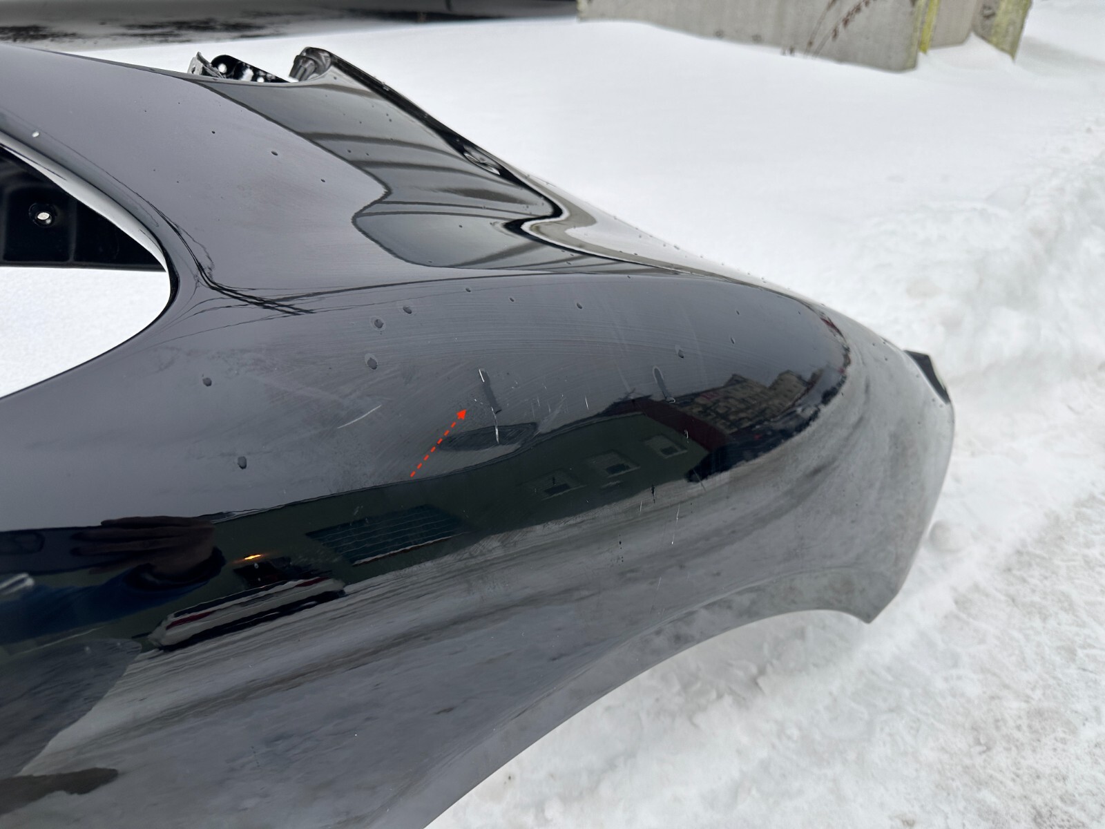 21-24 Ferrari SF90 Spider Quarter Panel Rear Left Body Side OEM Black aluminum