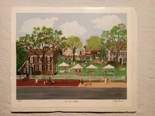 ART - Signed Kathy Buschi - Limited Edition Farmers Market Print 15.25x12.5 Art