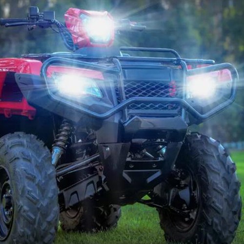 For Honda Rancher Rubicon Fourtrax Foreman TRX420 TRX500 LED Headlight Bulbs - Picture 10 of 10