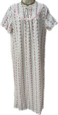 Vintage 70s Spotlight Nightgown lace floral ditsy Sz Large cottage core