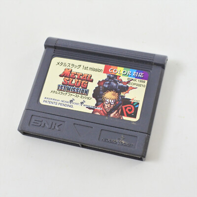 Neo Geo Pocket Color METAL SLUG 1ST MISSION Cartridge Only SNK 1781 np 