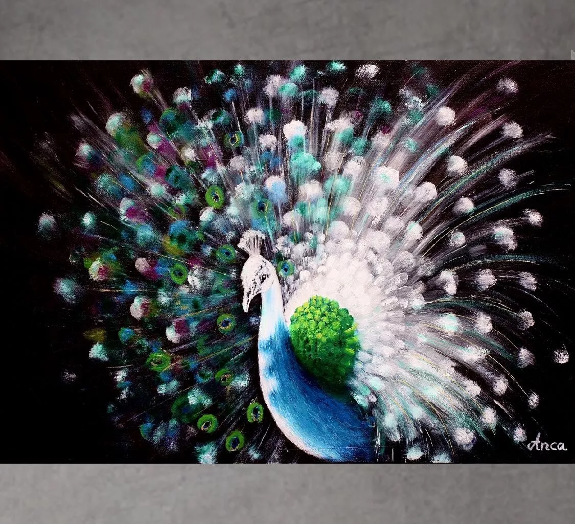 Peacock 2024 painting images