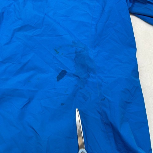 REI Co-op Hooded Rain Jacket Womens Large Blue Shell Lightweight Waterproof - Picture 6 of 14