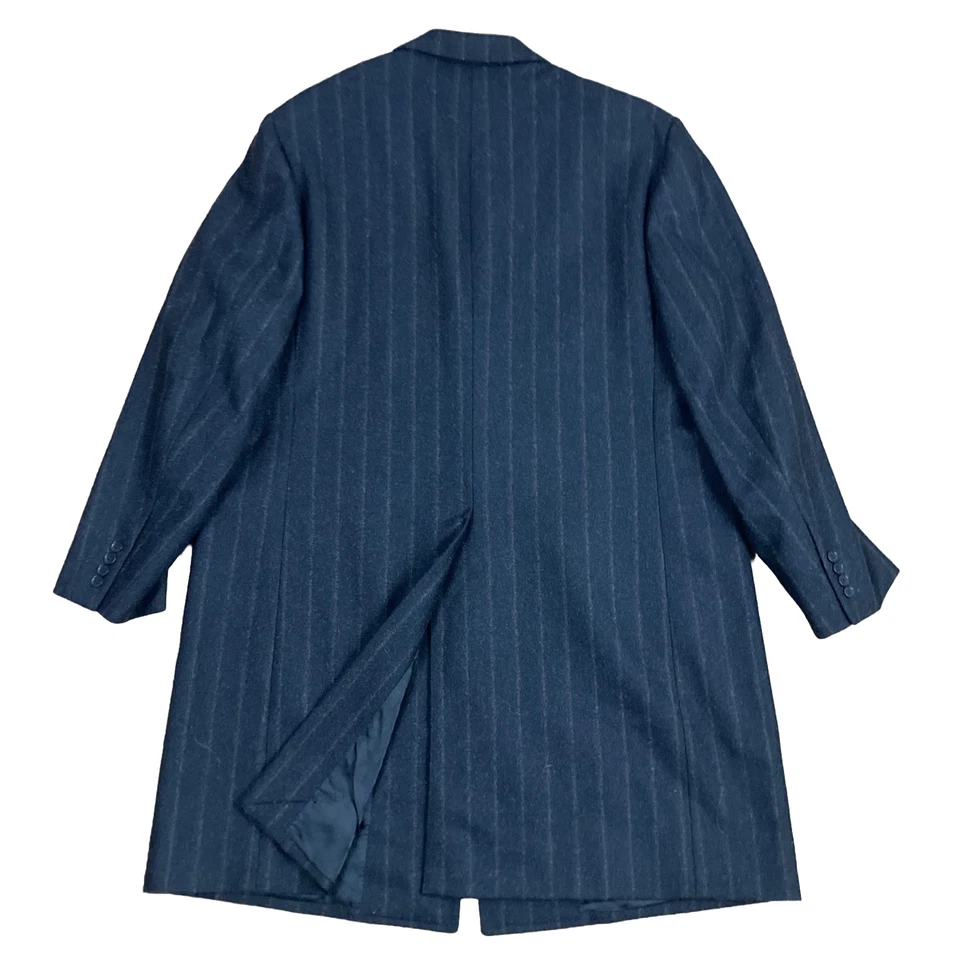 LKN 58/48 Gianluca ISAIA Napoli Wool Cashmere Short Overcoat Made In Italy - Image 4 of 4