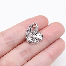 DIY Crafts 160 Pcs Antique Silver bradypod Charms Pendant 18x15MM B16618
