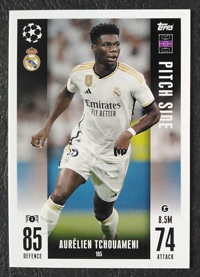 Topps Match Attax 105 Aurelien Tchouameni Real Madrid Champions League 2023/24