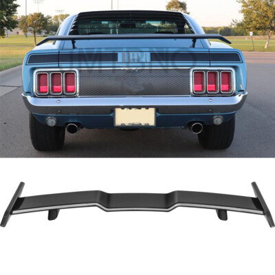 57'' Rear Trunk Spoiler Racing Wing Lip Carbon Fiber For Ford Mustang 1970-1973