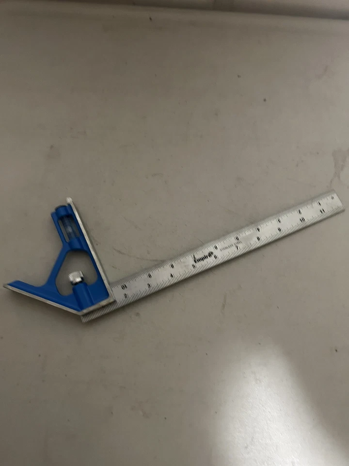 Empire Level E250 12" True Blue Stainless Steel Blade Combination Square Level - Image 4 of 4