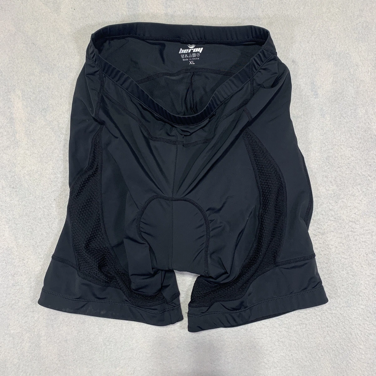 Beroy Cycling Shorts Women s XL Black Biking Padded Compression