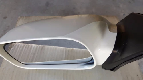 NEW WHITE Drivers Side Left Door Mirror Fits 2003-2008 Toyota Corolla TO1320179
