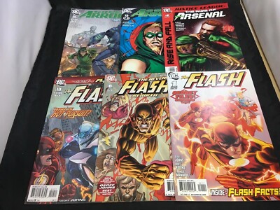 Flash & Green Arrow DC Comics Mixed Lot 2010s Flashpoint Arsenal 6 Issues