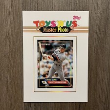 1993 Topps Stadium Club Toys R Us Master Photos Scott Livingstone Box Topper
