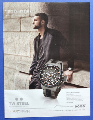 3. TW Steel Uhren Armbanduhr / Mitchell Niemeyer Anzeige Werbung Reklame 2015