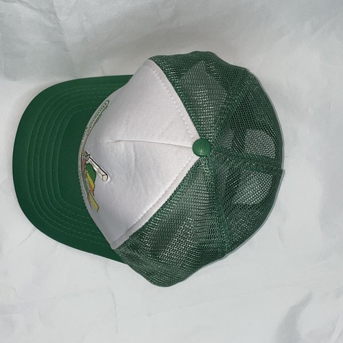 Vintage 1989 Nintendo The Legend of Zelda Link Mesh Truckers Cap Hat Green White - Picture 10 of 19