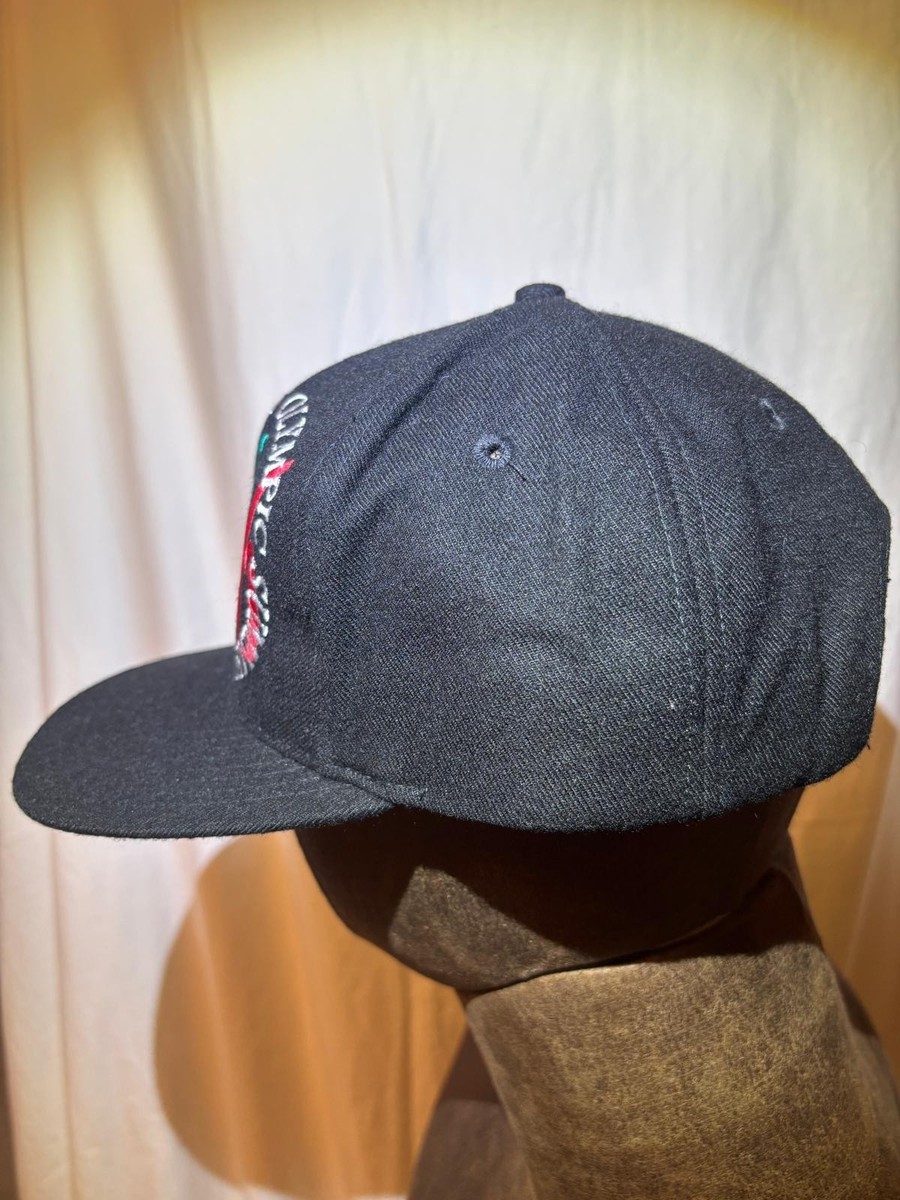 Vintage Olympic Games Hat Cap Snap Back Black Atlanta 1996 Summer