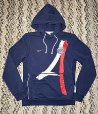 Nike PSG Paris-Saint Germain Mens Small Standard Issue Hoodie Pullover Paint Art