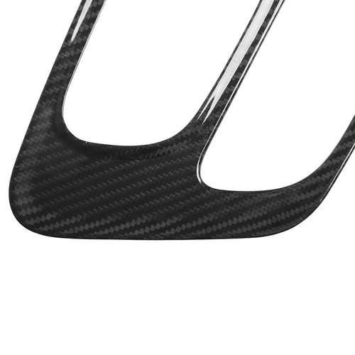 Car Center Console Shift Panel Trim Glossy Dry Carbon Fiber Parts For - Picture 19 of 22
