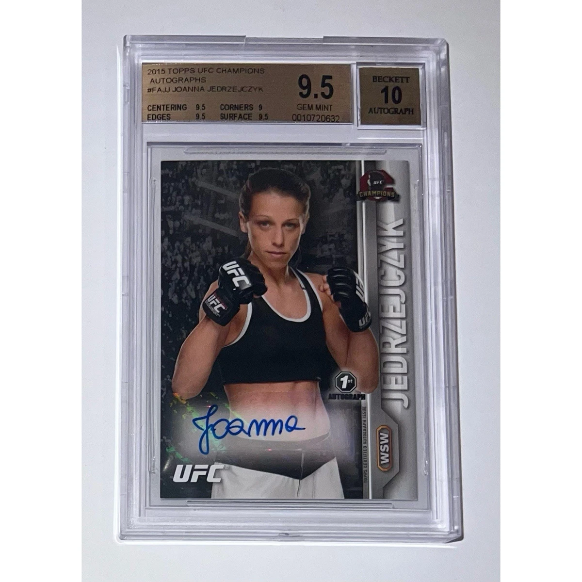 その他 UFC Champions 2015 Joanna Jedrzejczyk 2015 Topps UFC Champions - Joanna Jedrzejczyk #FA-JJ for sale | eBay その他