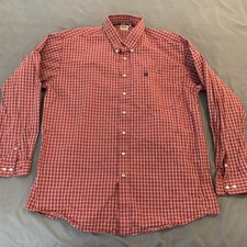 Cinch Shirt Mens 2XL Red Plaid Button Down Long Sleeve Western Cowboy Casual