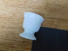 Vintage Avon Hobnail White Milk Glass Footed Trinket Vanity Jar Vase