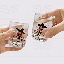 NATIONAL MUSEUM GOODS 3 Drunken Scholars Color-Changing mini glass Set + Track#