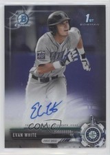 2017 Bowman Draft Chrome Draft Pick Evan White #CDA-EW Auto 03ns