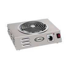 Cadco CSR-3T 14" Electric Countertop Hotplate w/ 8" Burner, Infinite Controls...