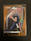 2024 Panini Prizm Drake Maye Orange Lazer (RC) #329