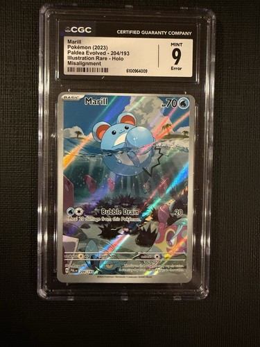 Marill graded CGC 9 for sale on eBay
