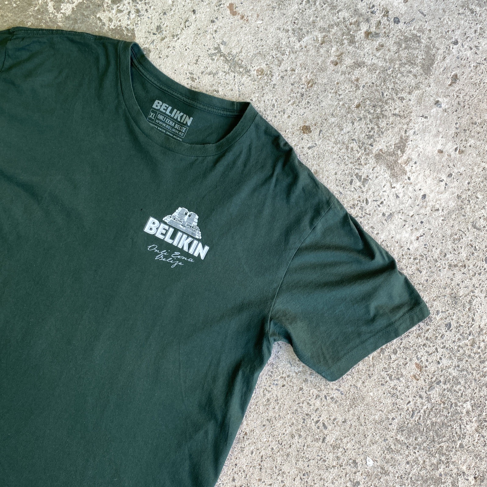 Green Belkin Graphic Print T-Shirt | Size XL image 3