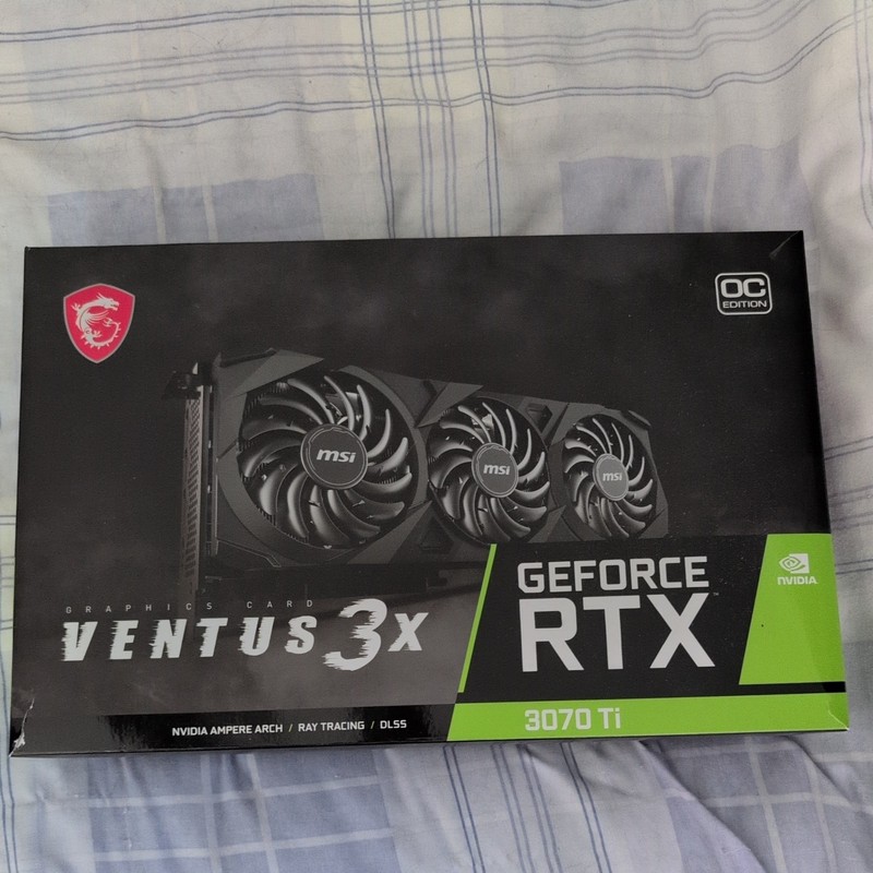 NVIDIA GeForce RTX 3070 Ti MSI VENTUS 3X 8GB GDDR6X Graphics Card