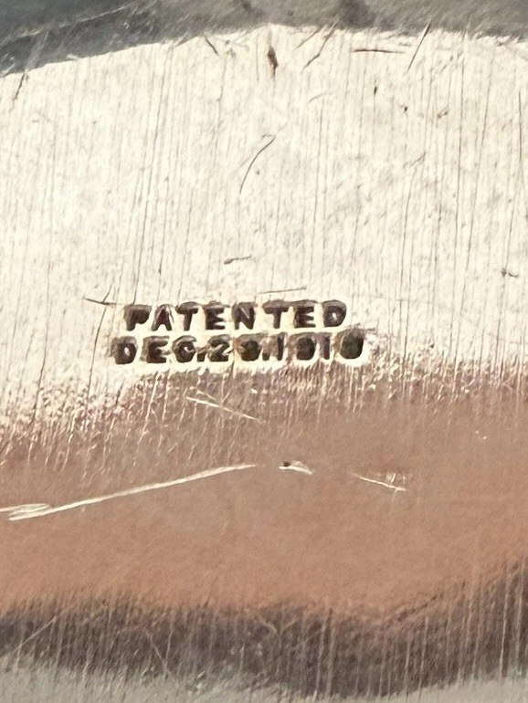 Antigua TOALLA LOUIS XIV plata esterlina 10" placa #9362 - 280 gm sin monograma Foto 3 de 4