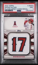 2022 topps Shohei Ohtani Player Jersey Medallion PSA 9 Jnmso