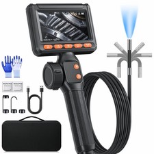 Articulating Borescope, Endoscope Camera with Light,