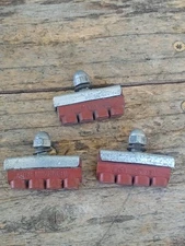 Vintage Lot Of 3 Weinmann  Old School BMX Road Bike Brake Pads Tarnished 