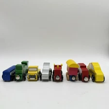 Mixed Lot Of Wooden Cars Some Magnetic And Mixed Brands Lot Taxi